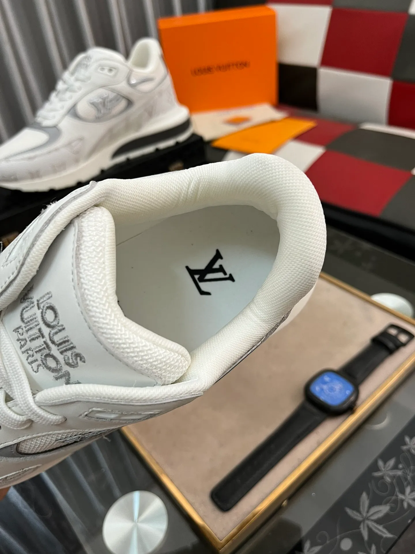 Men's Men's Shoes 💰660⌚️⌚️【LOUIS VUITTON) New 🍀LV Louis Vuitton*——LV classic dad shoes trendy shoes! Made of imported original soft calf leather, imported fly woven lining. Original wear-resistant rubber outsole! High quality products! Code number: 38-44